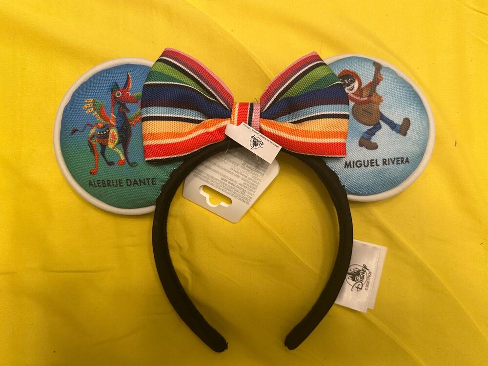 NWT Disney Parks Pixar Coco Minnie Mouse Ears Miguel Rivera Alebrije Dante